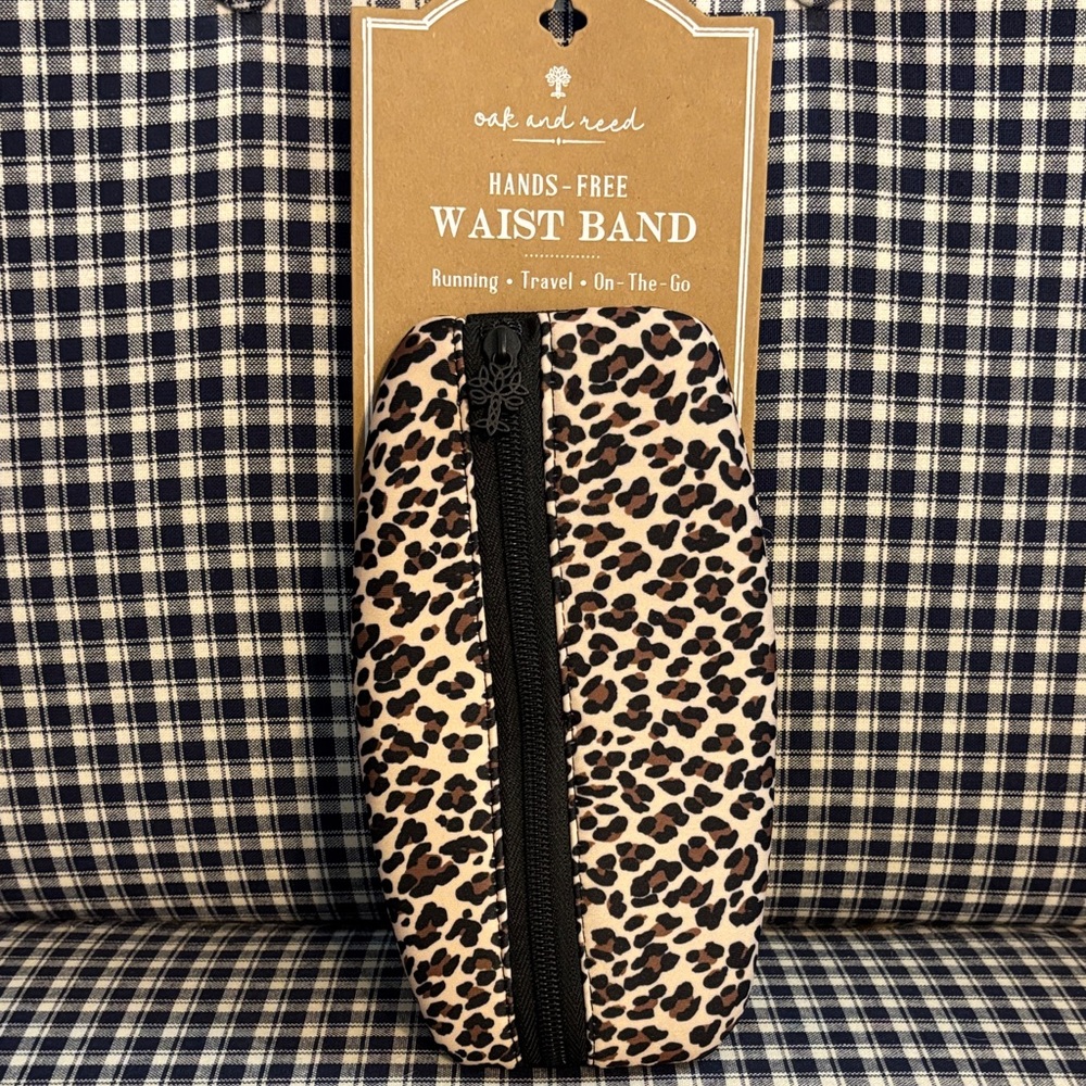 Oak and Reed Leopard Print Fanny pack  or crossbody bag